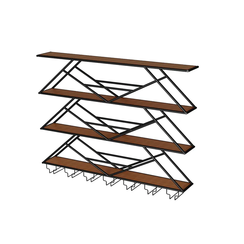 Wall Mounted Wine Rack Wrought - Storage ulasan dan harga