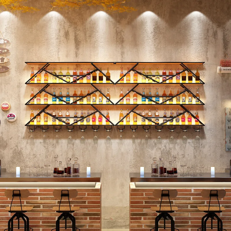 Wall Mounted Wine Rack Wrought - Storage ulasan dan harga