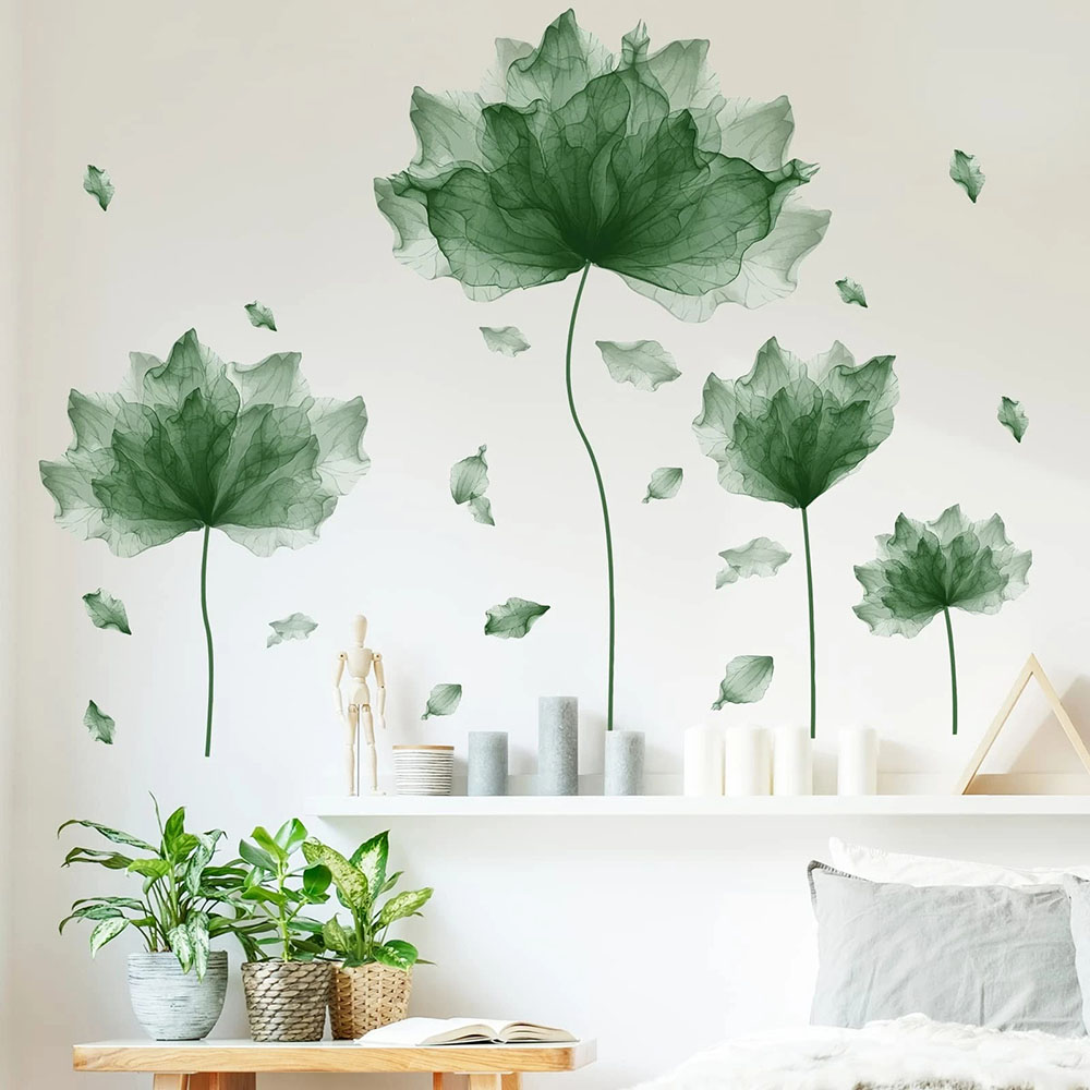 Watercolor Lotus Flower Petal  - Bedroom Furniture ulasan dan harga