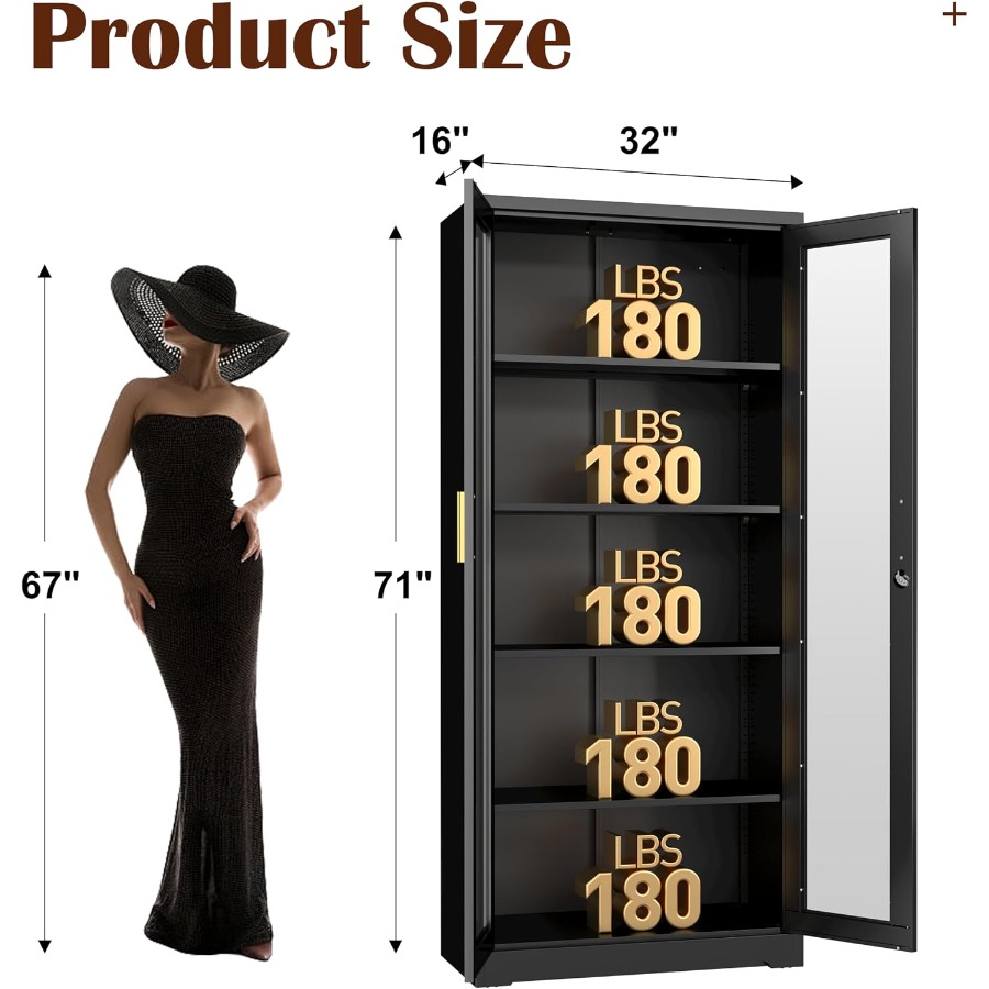 71 Glass Display Cabinet with  - Storage ulasan dan harga