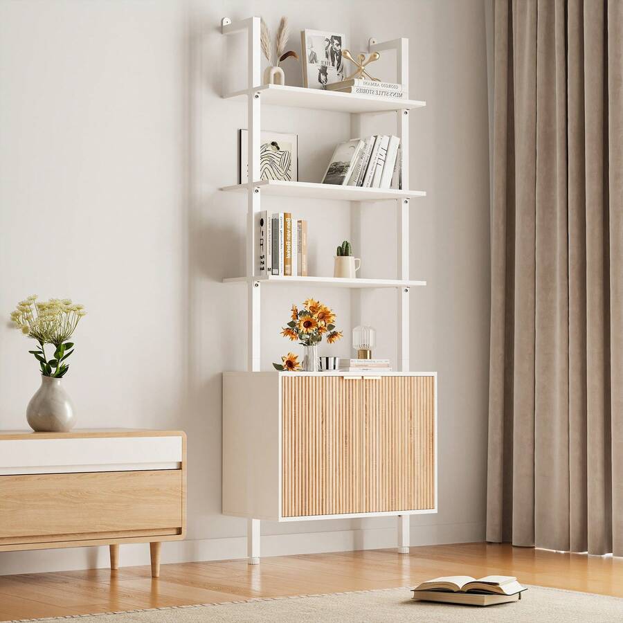 Chic Modern Ladder Bookcase Wi - Storage ulasan dan harga