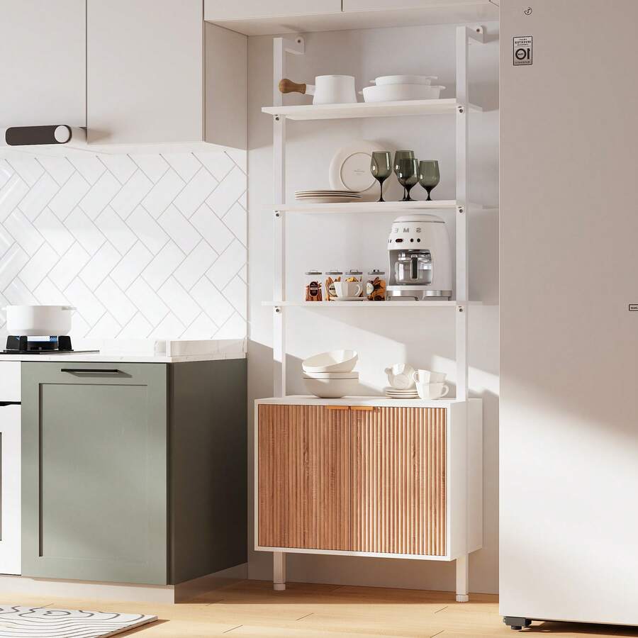 Chic Modern Ladder Bookcase Wi - Storage ulasan dan harga