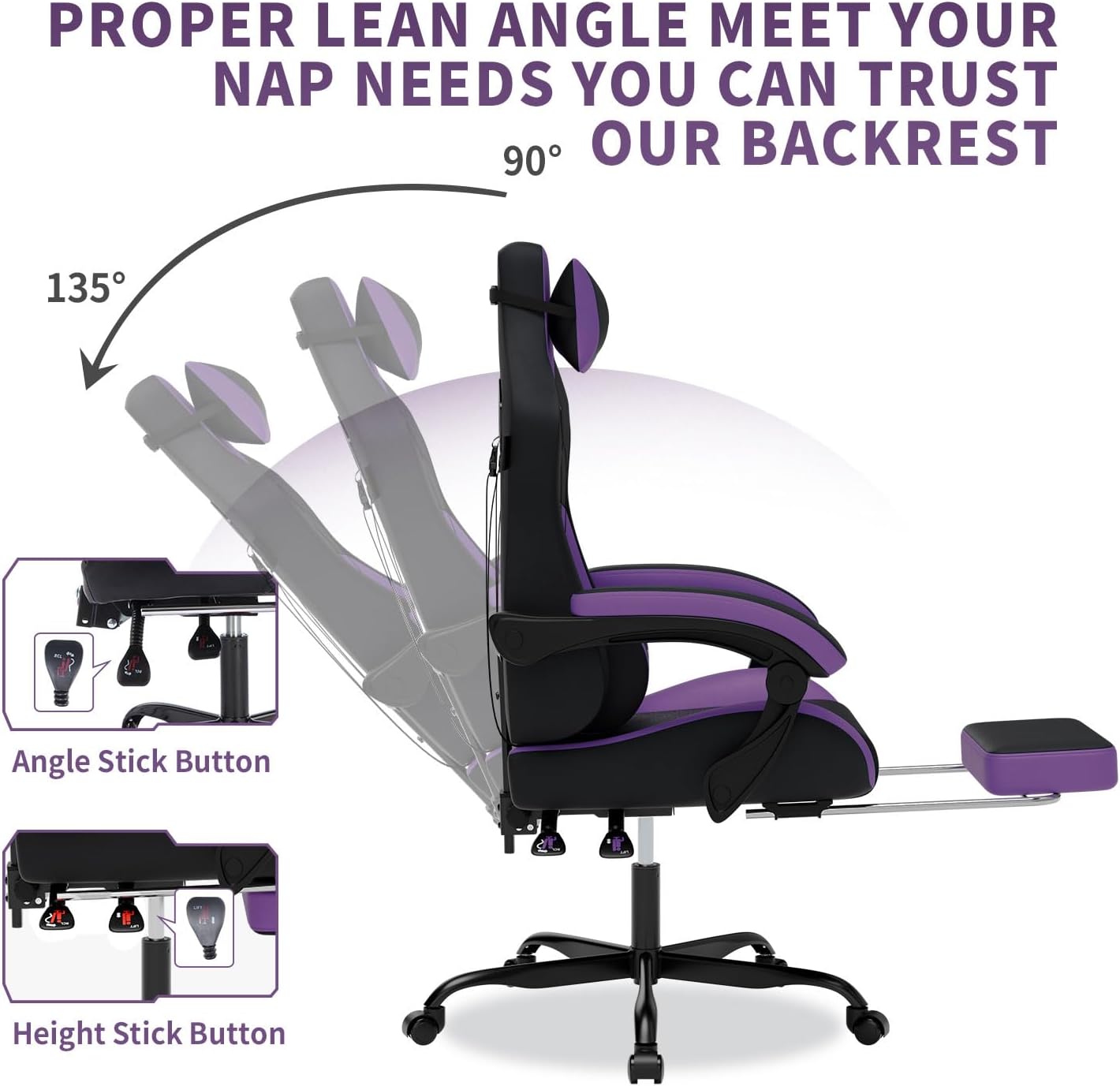 Gaming Chair with Massage,Ergo - Sofas ulasan dan harga